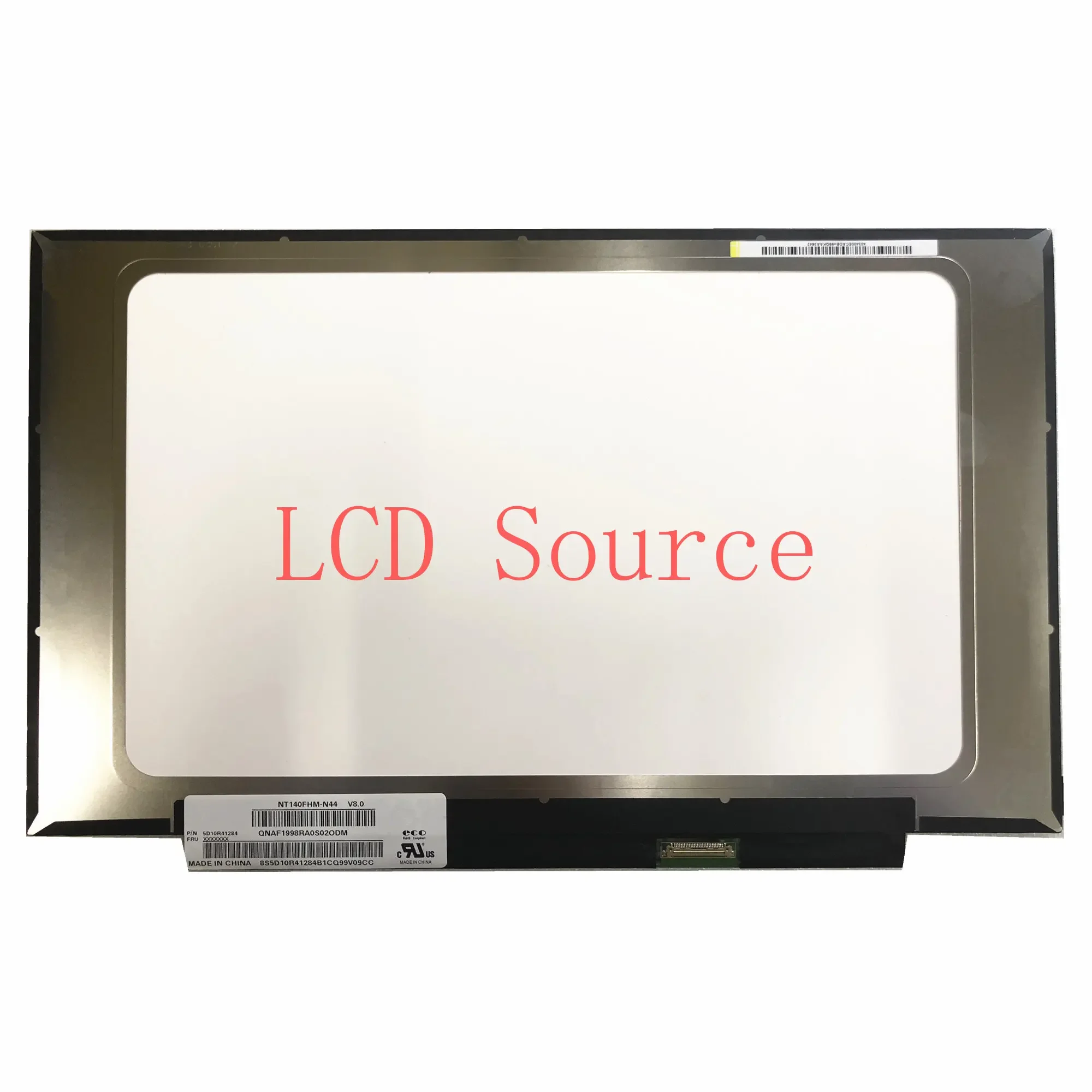 NT140FHM-N44 V8.0 fit B140HAN04.3 B140HAN04.0 LCD N140HCA-EBA EBC EDP Display pengganti layar LCD Laptop