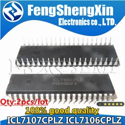 2 pezzi chip muslimate DIP40 ICL7106 DIP 7106CPLZ muslimaticl7107 DIP-40 convertitore CMOS IC