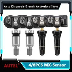 Autel MX 센서 433 315MHZ TPMS 센서, 타이어 수리 도구 스캐너, MaxiTPMS 패드, 타이어 압력 모니터 테스터 프로그래밍 MX 센서