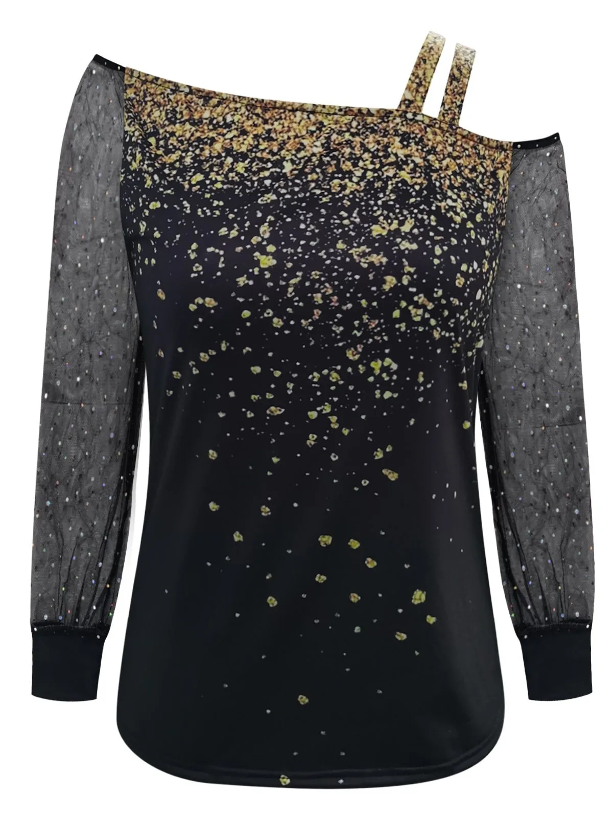 iny Long Sve Off-oulder Top Street Sle Slim Fit da donna irt Exposing One oulder Summer Faion 25-29 anni