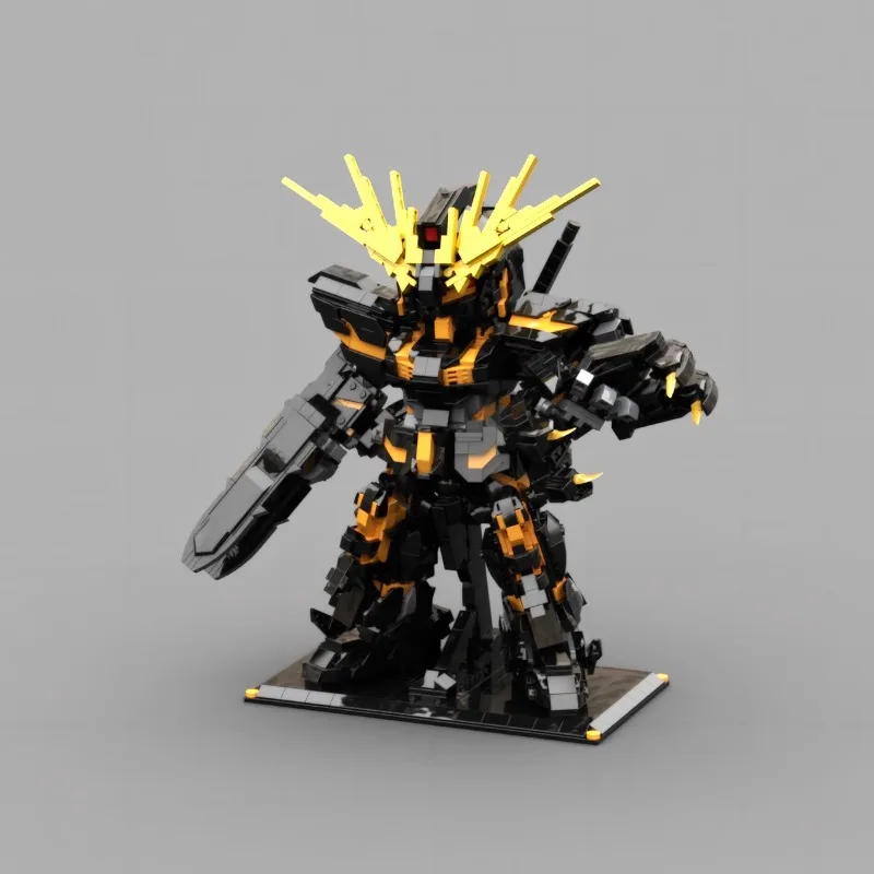 

MOC Anime Surrounding Series RX-0 BANSHEE Robot Boy High difficulty Assembly Toy Model Decoration Birthday Gift