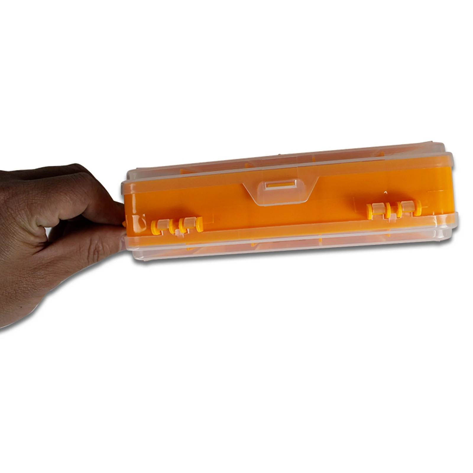 13 Grids Transparent Screws Storage Box Double-Side Multifunctional Storage Tool Box Portable Plastic Storage Case for Tools