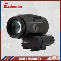 Juliet 3X magnifier scope side-switching QD absolute co-sight mounting bracket