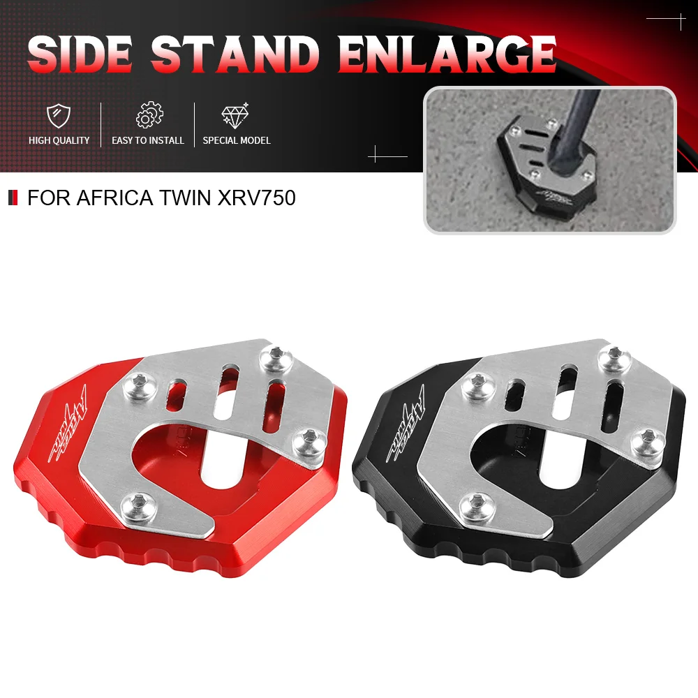 

Motorcycle Kickstand Shoes FOR HONDA AFRICA TWIN XRV750 XRV 750 AFRICATWIN All Years Side Stand Enlarger Extension Plate