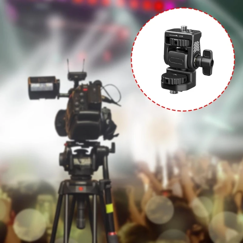 

Металлическая камера с круглыми скобками, винтовое крепление 3/8 фута, изменяемое наклонное крепление для киносъемки K1KF