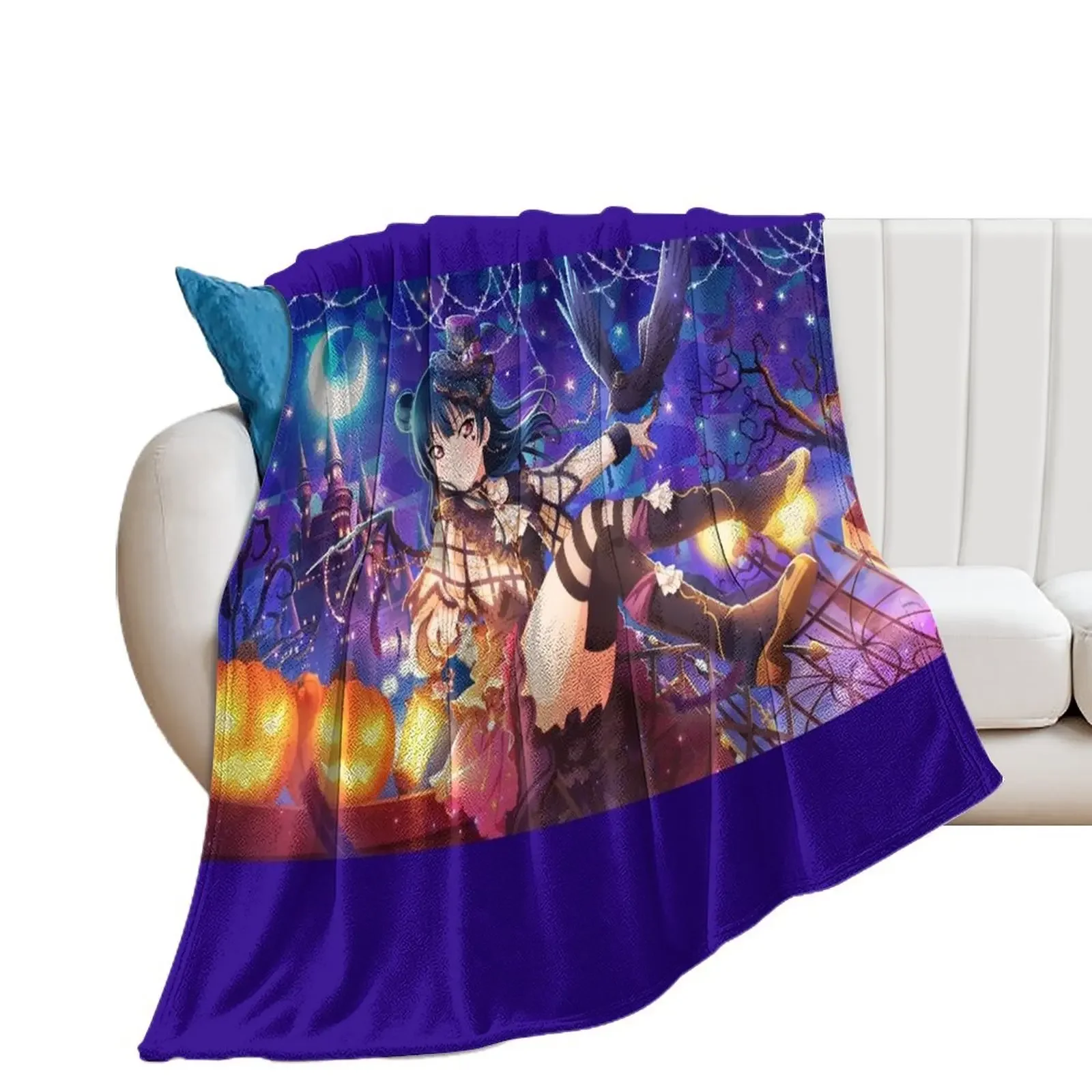 

Haunted Princess Yoshiko Yohane Tsushima LLSIFAS Throw Blanket Bed Fashionable Comforter Blankets