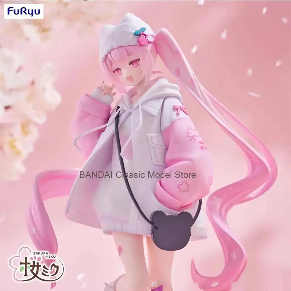 furyu-tenitol-初音ミク-桜クールver（在庫あり）-フィギュア、pvc製コレクションスタチュー、卓上ディスプレイモデル、プレゼントに最適。