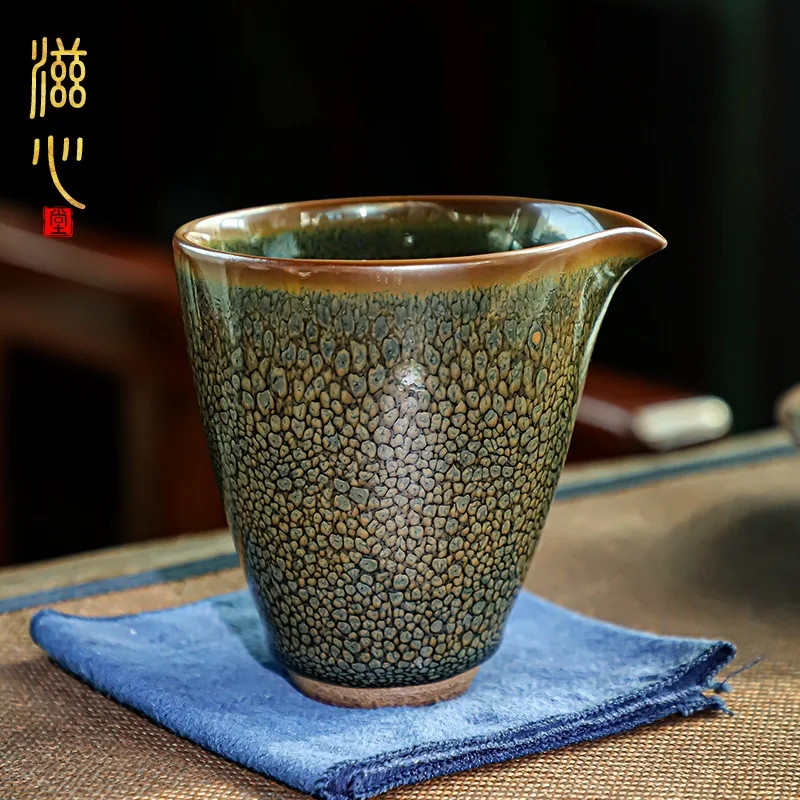 |Zixintang partridge spot fair cup Jianzhan tea set Wu Jiwang sub tea making cup high-end public cup tea sea tea drain