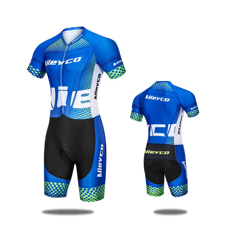 Mieyco Herren-Triathlon-Skinsuit, schnelltrocknender Einteiler, Tri-Anzug für Radfahren, Laufen, Schwimmen, Rennen, Team-Bike-Sportbekleidung – Detail 13
