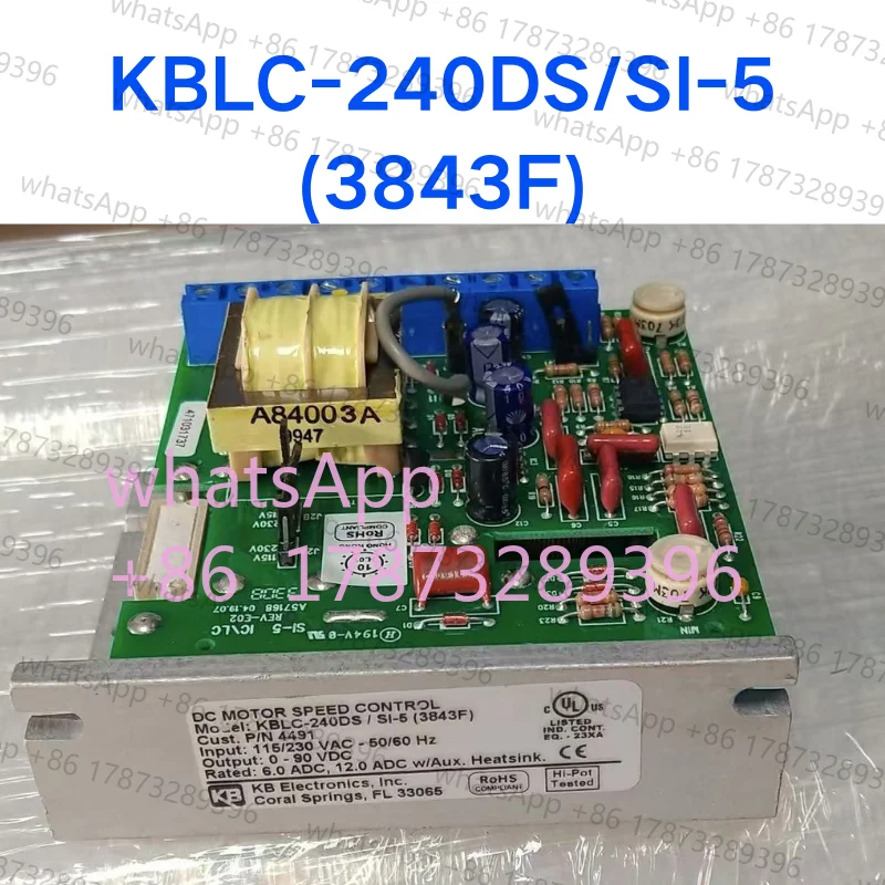 

New reflow soldering chain speed control card KBLC-240DS/SI-5(3843F) in stock for quick delivery