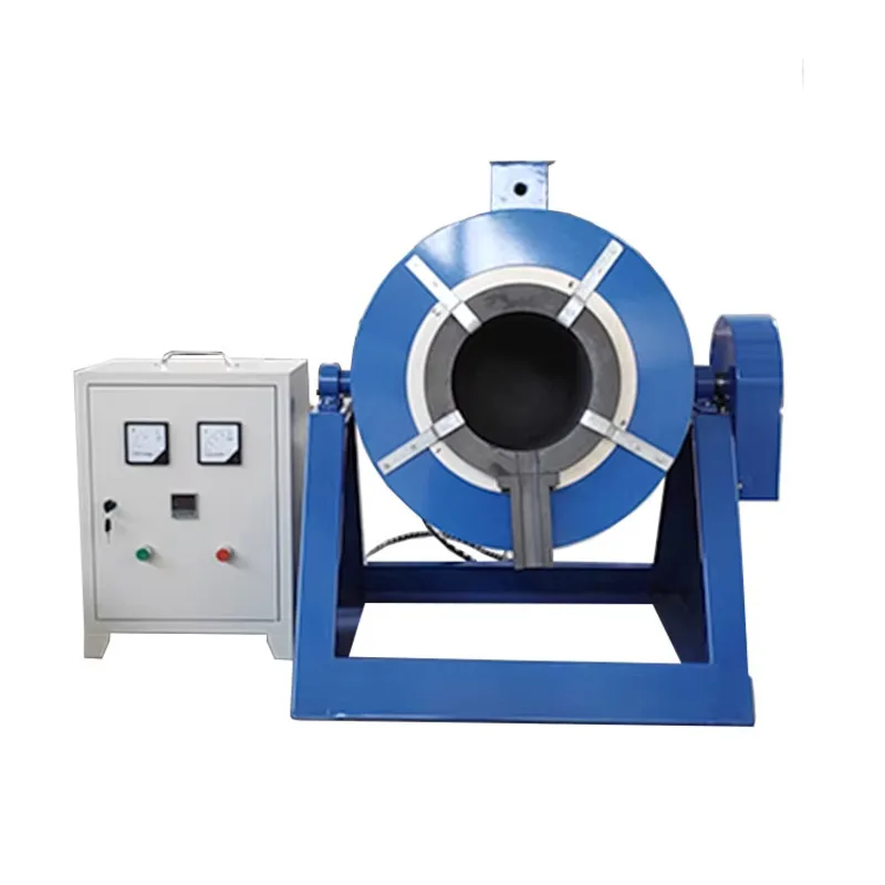 High Temperature Industrial Resistance Induction Melting Furnace For Aluminum