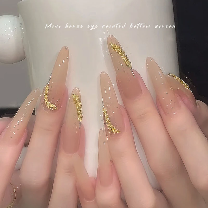 50 pezzi zircone giallo dorato mini cristallo occhio di cavallo diamanti brillano nail art strass decorazioni ciondoli per manicure