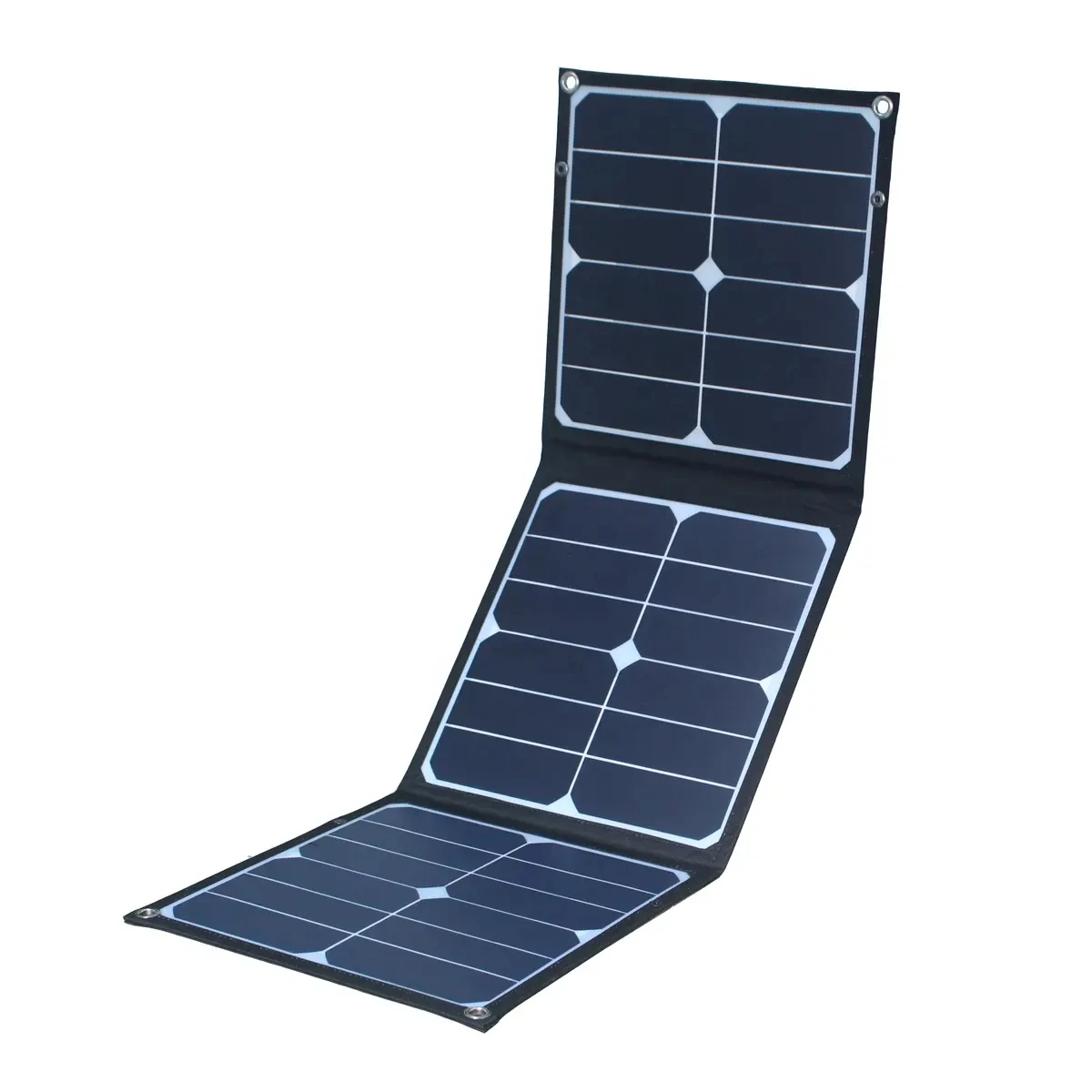 OEM Portable 40W Foldable Solar Power Bank Charger 12V Max PV Voltage USB & DC Sockets Folding Solar Panel