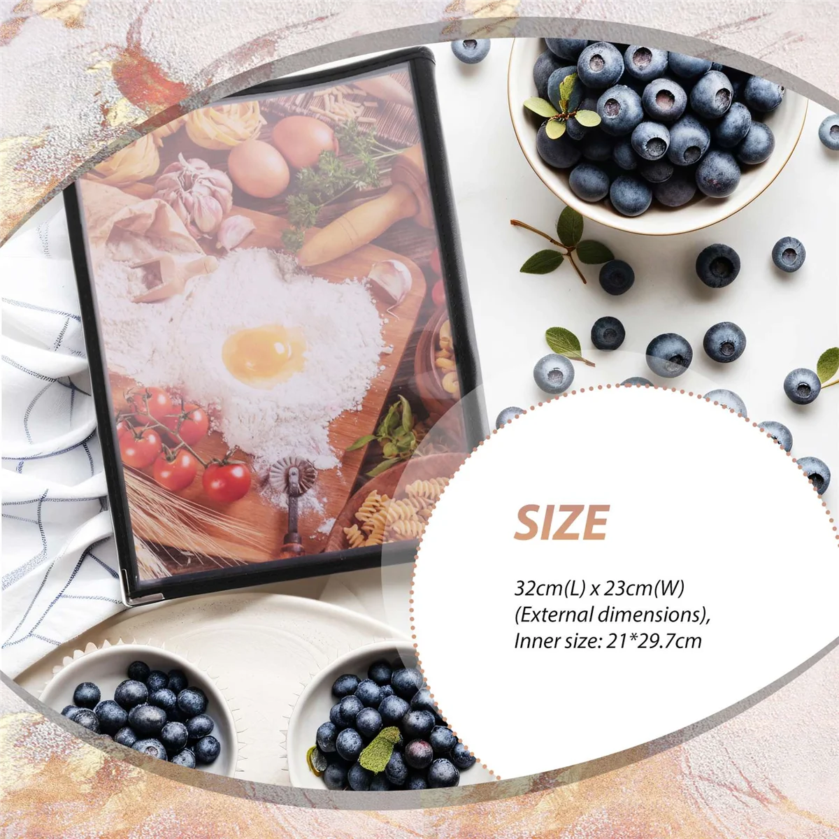 

BFYL-прозрачные обложки для меню ресторана для кафе-бара формата А4, 8 страниц, 16 видов