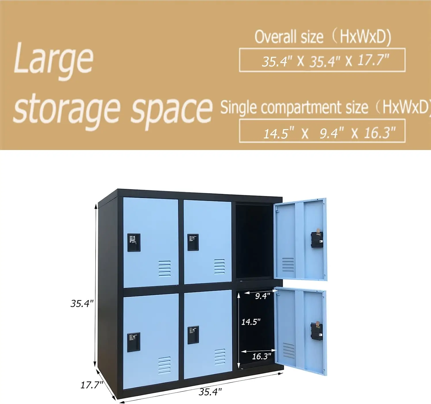 Playroom Big Capacity Metal Storage Cabinet Factory Tool Steel Box Cupboard Wardrobe