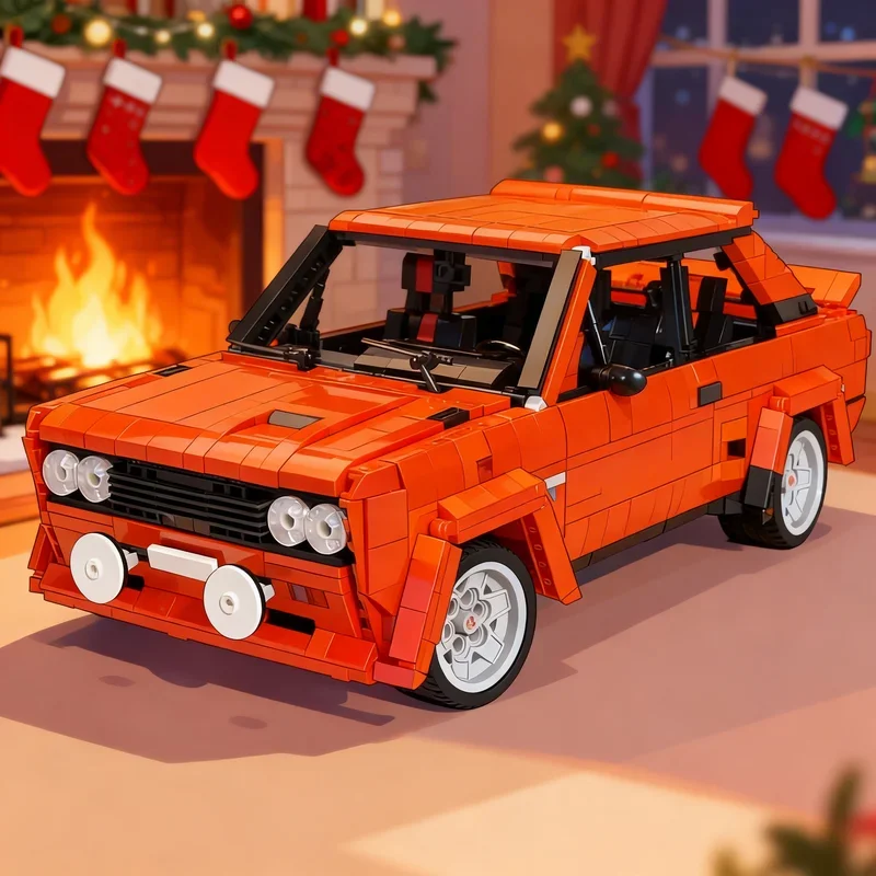 

3391pcs MOC Fiat 131 Abarth Rally Stradale Cars Model Building Blocks Construction Christmas Gifts Toy Creative DIY Idea Brick