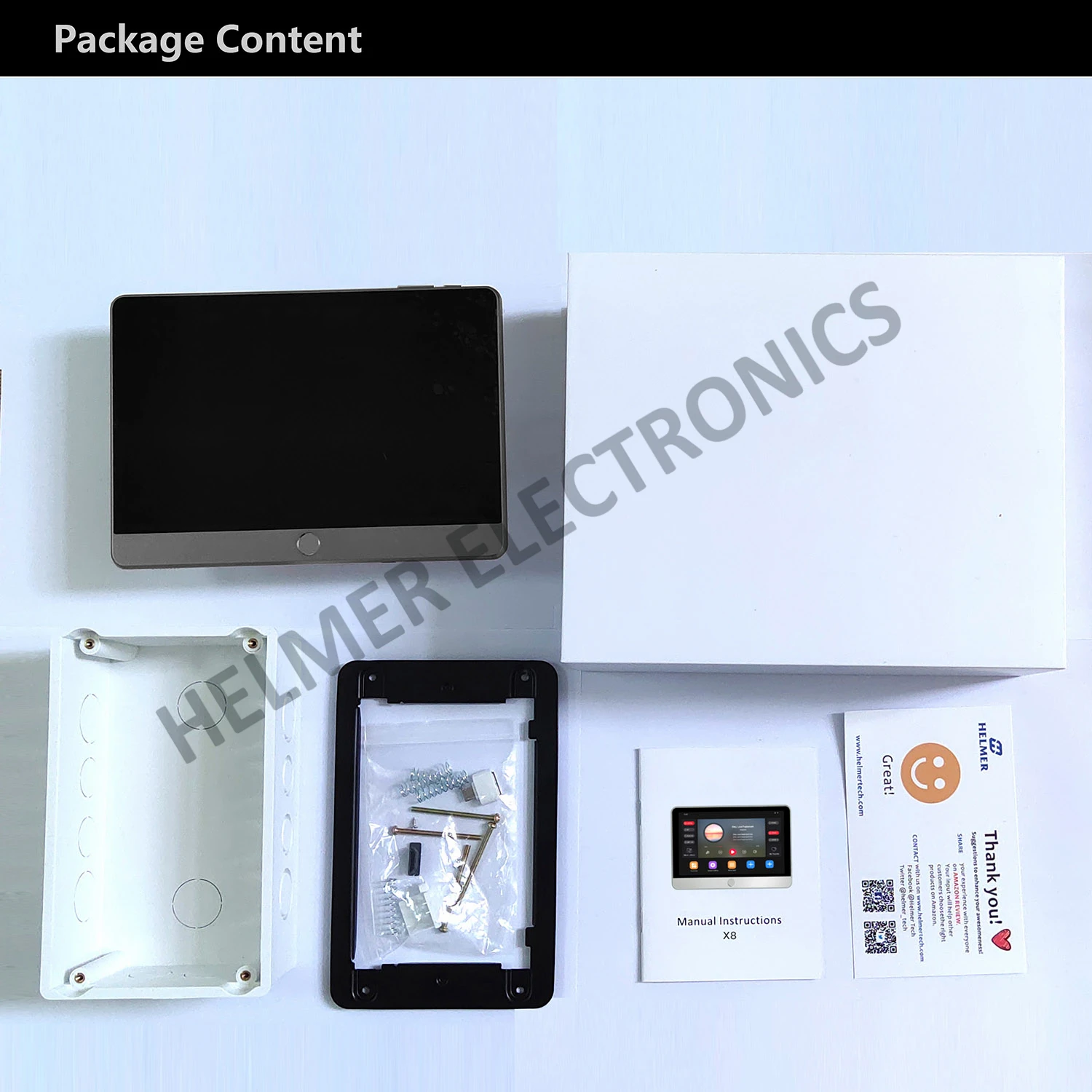 Helmer 8 "Touch Screen WIFI เครื่องขยายเสียง Bluetooth-ใช้งานร่วมกับเครื่องเสียงระบบ,multi-เครื่องเล่นเพลง X8