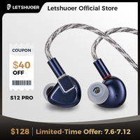 Letshuoer S12 PRO/S12 Wired In-ear Hifi Earphones Planar Driver IEMs Hi Fi Headphone Audio Monitor