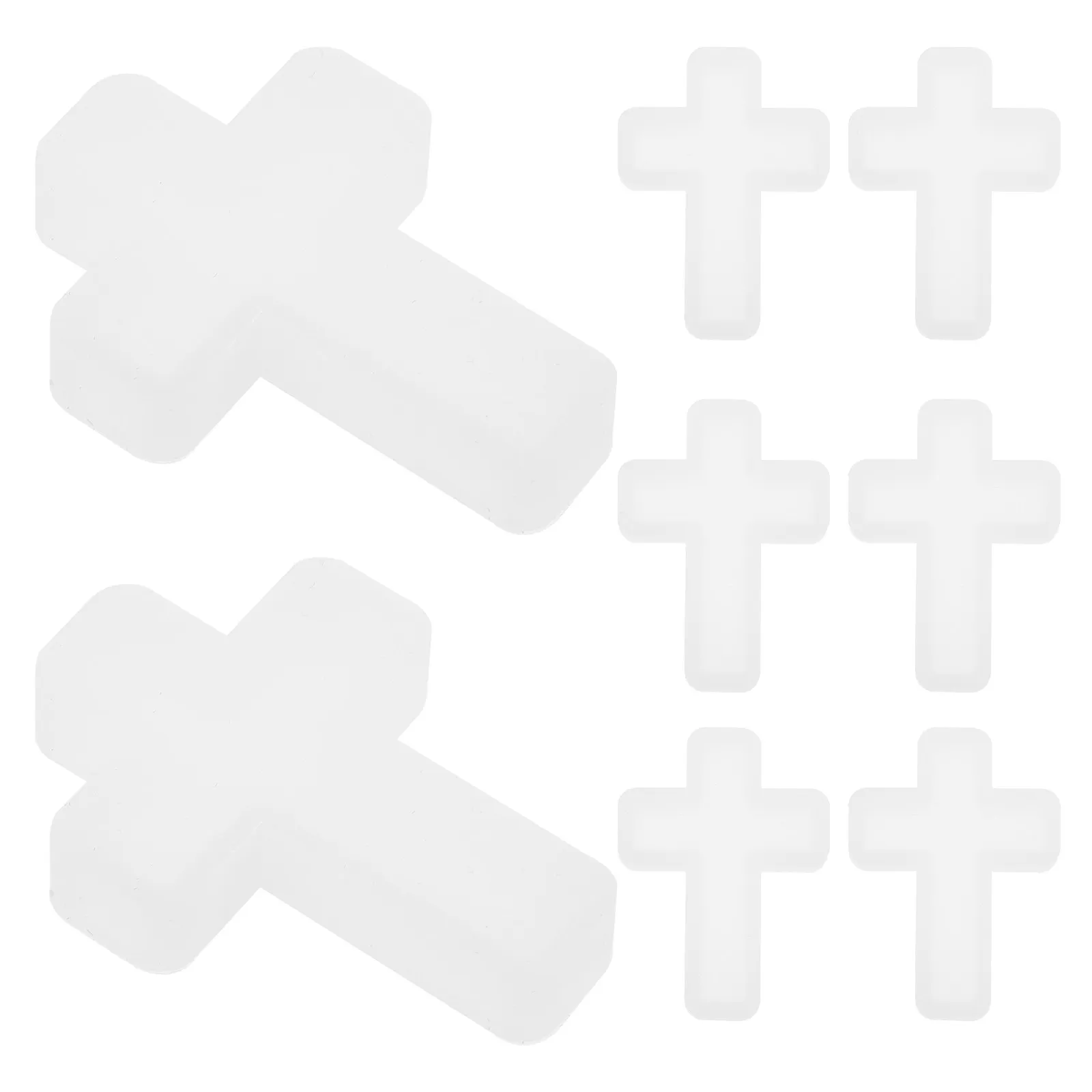

10Pcs Silicone Cross Pendant Mold for Resin Jewelry DIY Craft Projects Easy Demold Non Stick Reusable Flexible Tear Resistant