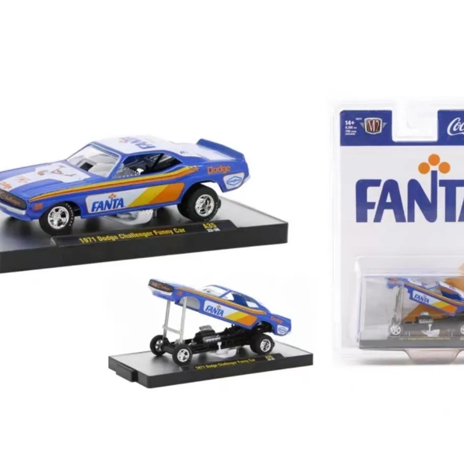 M2 1:64 1971 Dodge Challenger Funny Car Coca-cola Collaboration Car