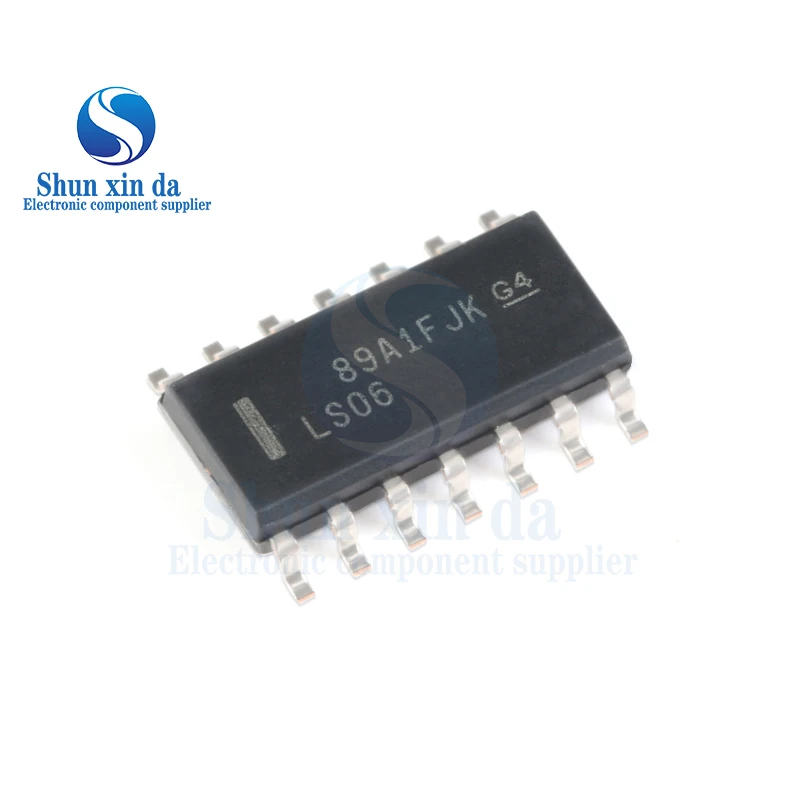 5PCS SN74LS06 SN74LS06DR LS06 SOIC-14 High Voltage Output Six Inverting Buffer/Driver Brand New Authentic