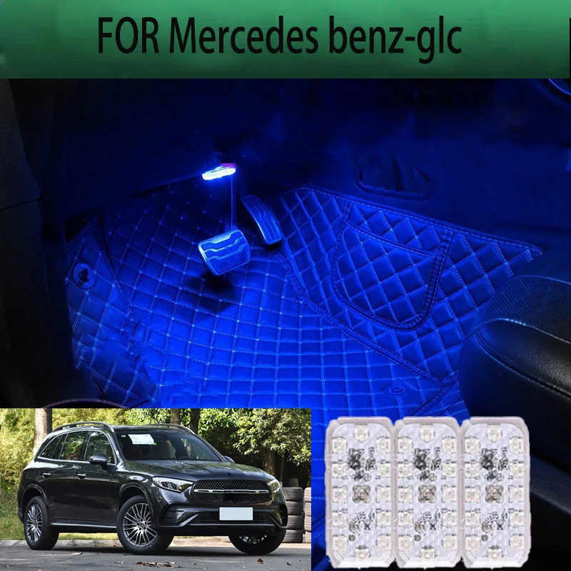 

FOR Mercedes benz-glc class LED Car Interior Ambient Foot Light Atmosphere Decorative Lamps Party decoration lights Neon strips