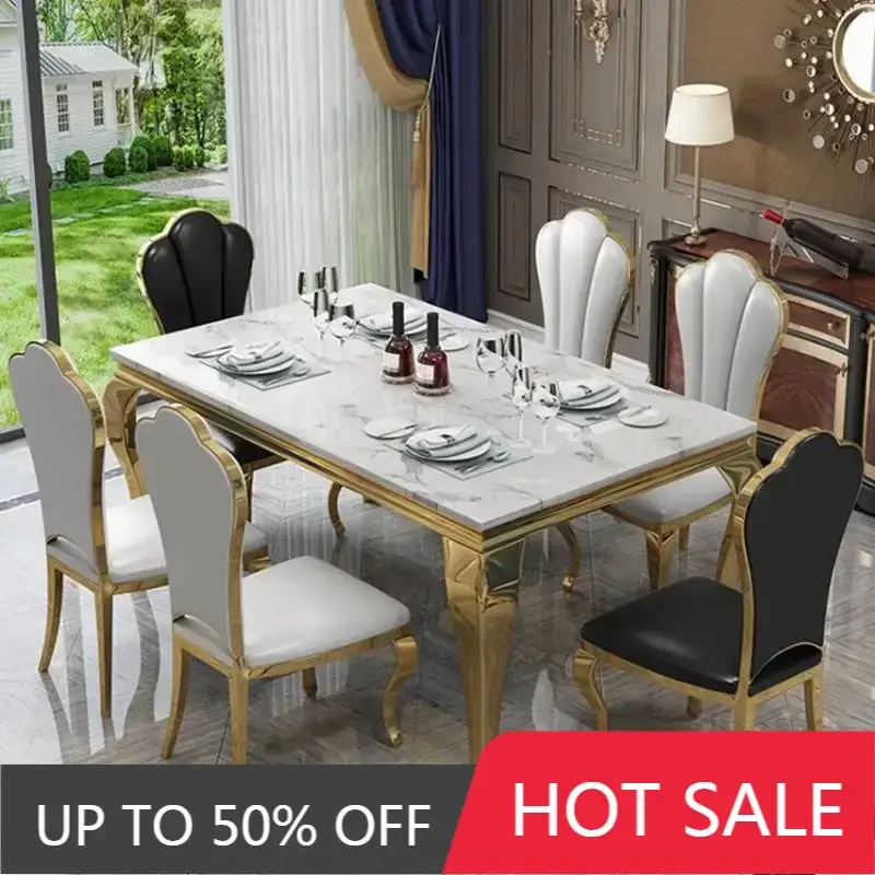 Minimalist Vintage Kitchen Table Beige Unique Nordic Modern Kitchen Table Marble Luxury Space Muebles Para Hogar Furniture Home