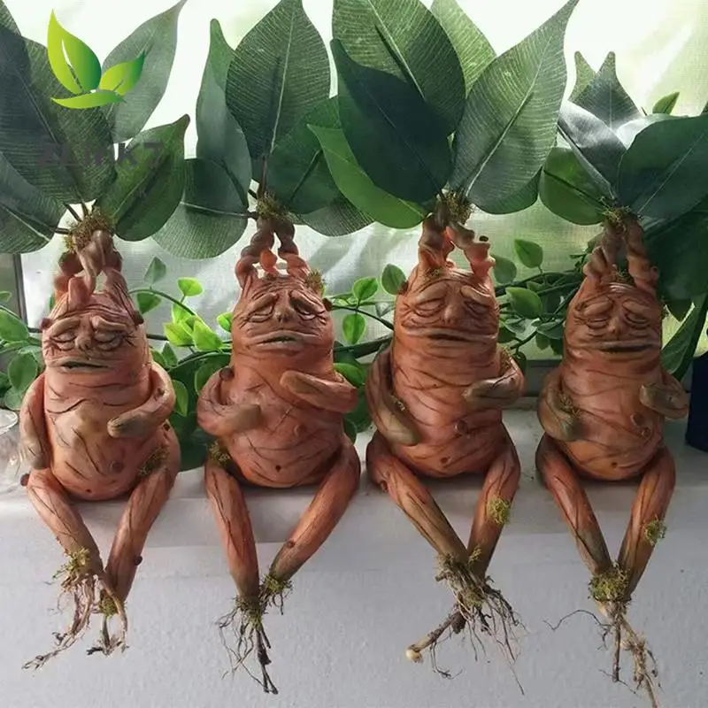 Mandrake-estatua de resina para jardín al aire libre, estatuilla artística artesanal para patio, sala de estar y dormitorio, adorno de paisaje, regalo, 1 piezas