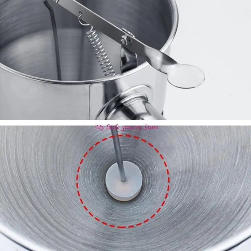 Durable Stainless Steel Cone Funnel Pastes Dispenser For Making Takoyaki D5BD