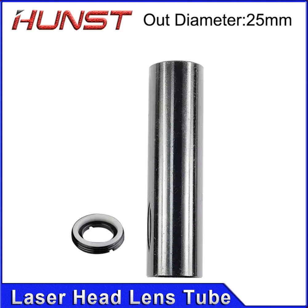 

HUNST CO2 Laser Lens Tube for Lens Dia.20mm F50.8/63.5/101.6mm OD 25mm ID 21mm Double-head Teeth for CO2 Laser Cutter