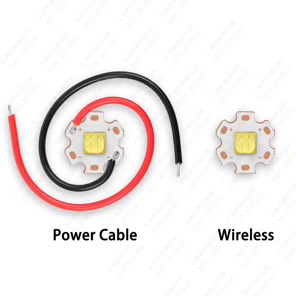 DC 3V 6V 12V XHP70 High Power 7070 White LED Chip Copper Bracket 20W 40W 50W 70W Flashlight Searchlight Headlight Light Beads