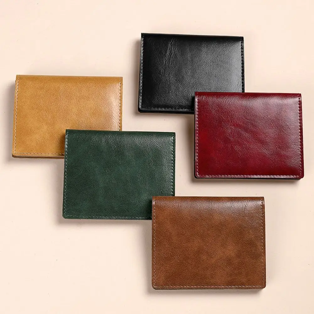 Simple Ultra-thin Credit Card Bag RFID Multi Card Slot Card Holder Driver's License Card Holder Women Men