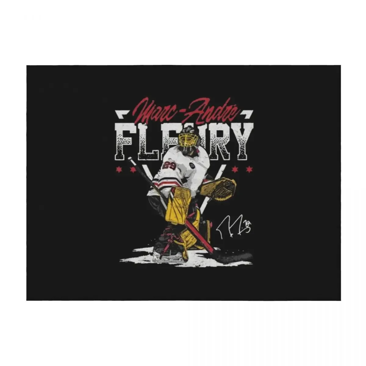 

Marc-André Fleury Throw Blanket Vintage Thin Cute Sofa Blankets