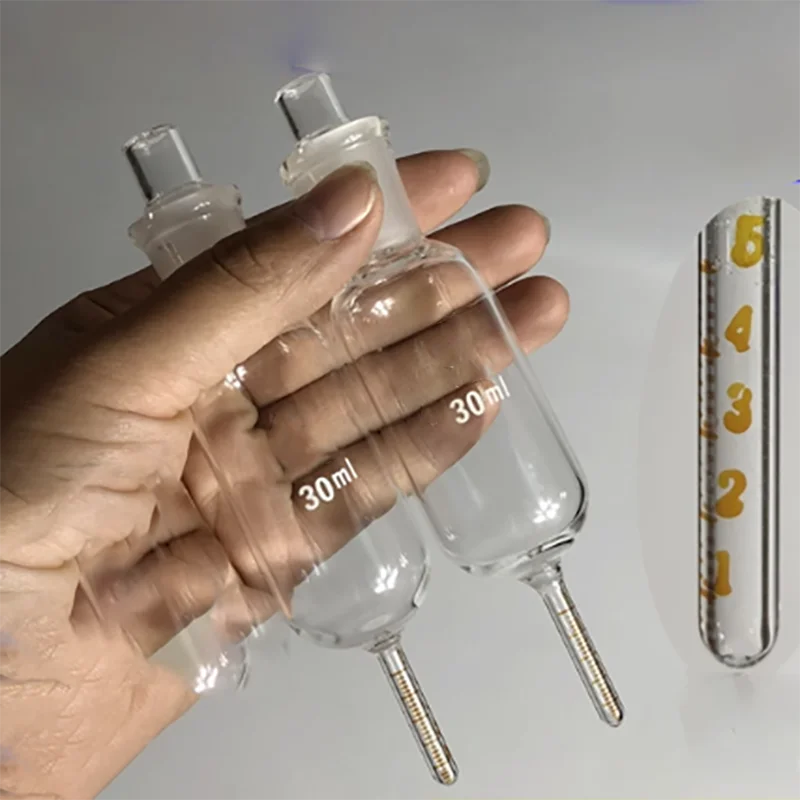 

2PC Special centrifuge tube for sulfuric acid meter 35ml electroplating centrifuge tube sulfate root measurement tube scale 0-6