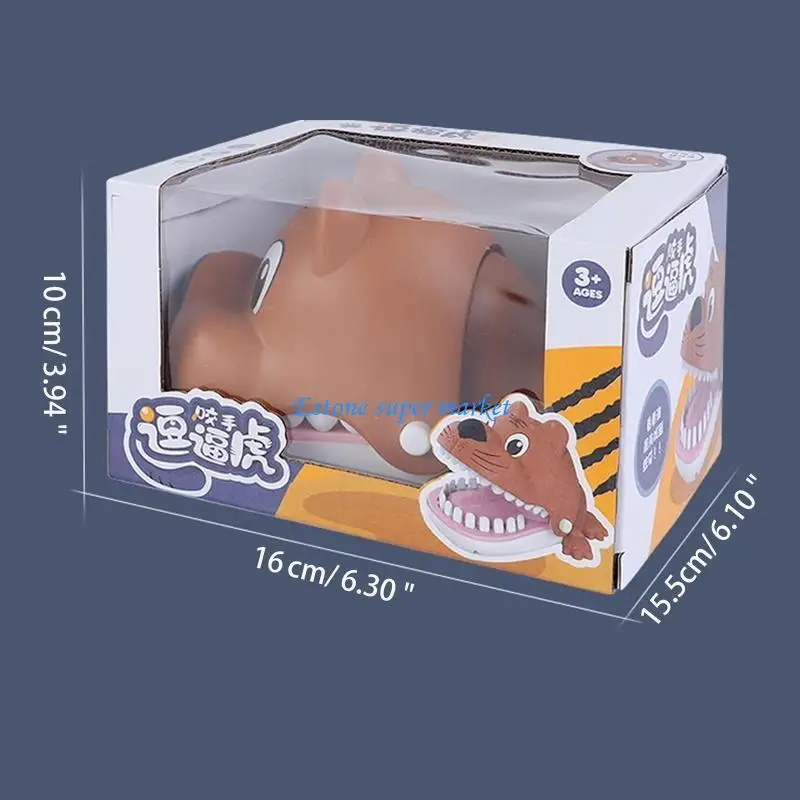 090B Balena che morde le Dentista Gioco Masticare mano Denti tigre Divertenti giochi per famiglie Mini Novità da per