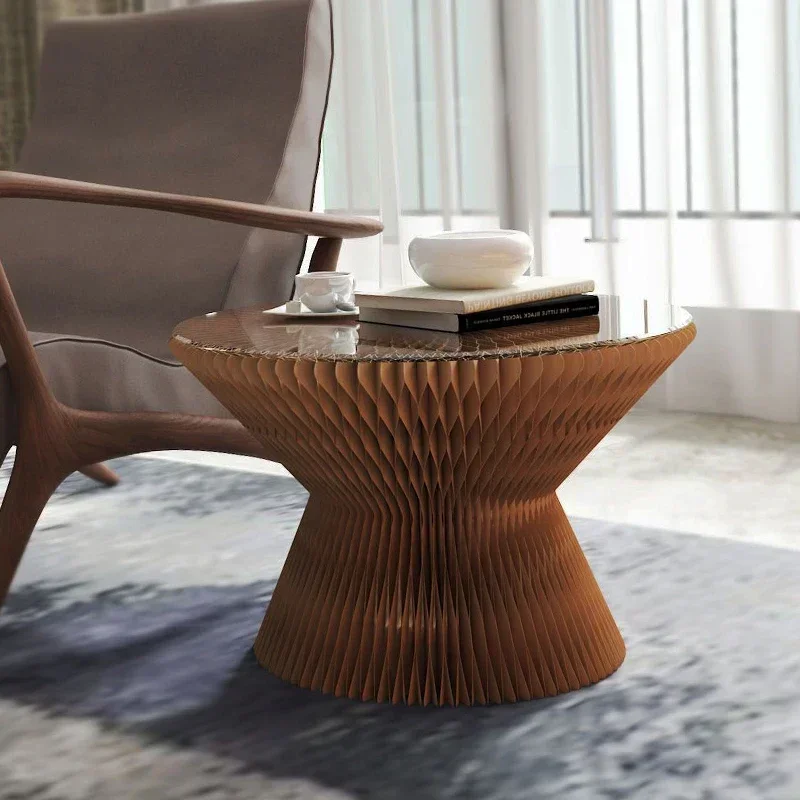 ihpaper Paper Furniture H37CM Short Tea Table Small Coffee Table For Living Room Home Furniture