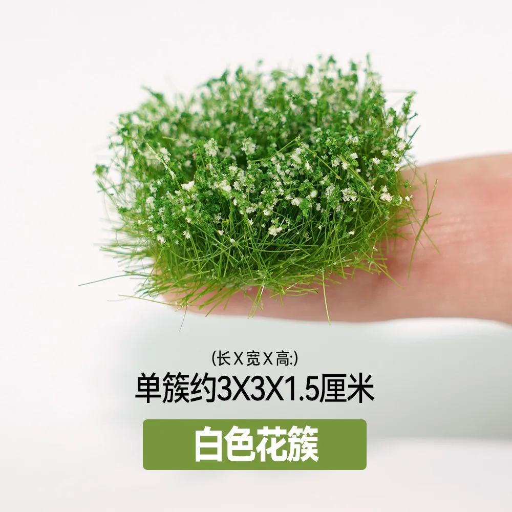 محاكاة زهرة كبيرة العشب العنقودية نموذج أطقم Diy بها بنفسك حديقة/بناء طاولة الرمل تخطيط المواد Diorama اكسسوارات 3 قطعة/الوحدة