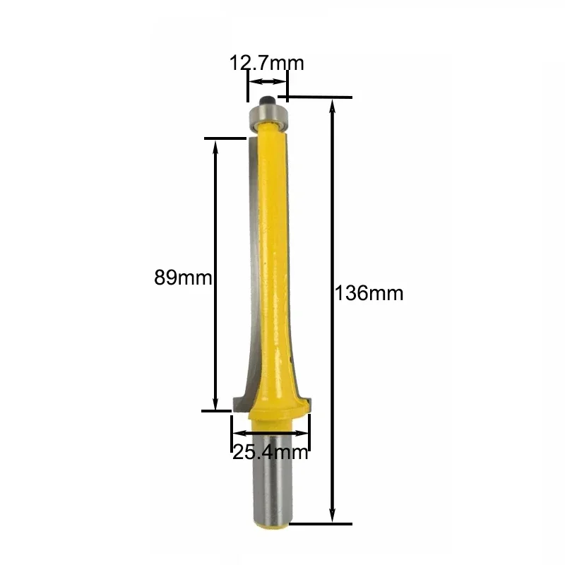 12MM 1/2 Shank Door Window Line Casing Router Woodworking Milling Cutter for Wood Bit Tungsten Cobalt Alloy