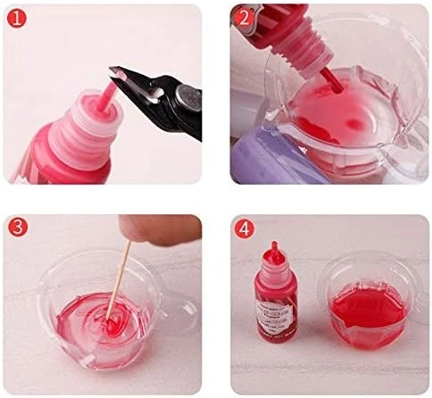 Wholesale 18 vibrant liquid pigments for epoxy resin, highly concentrated solid color dyes. Perfect for DIY art, jewelry making view 6