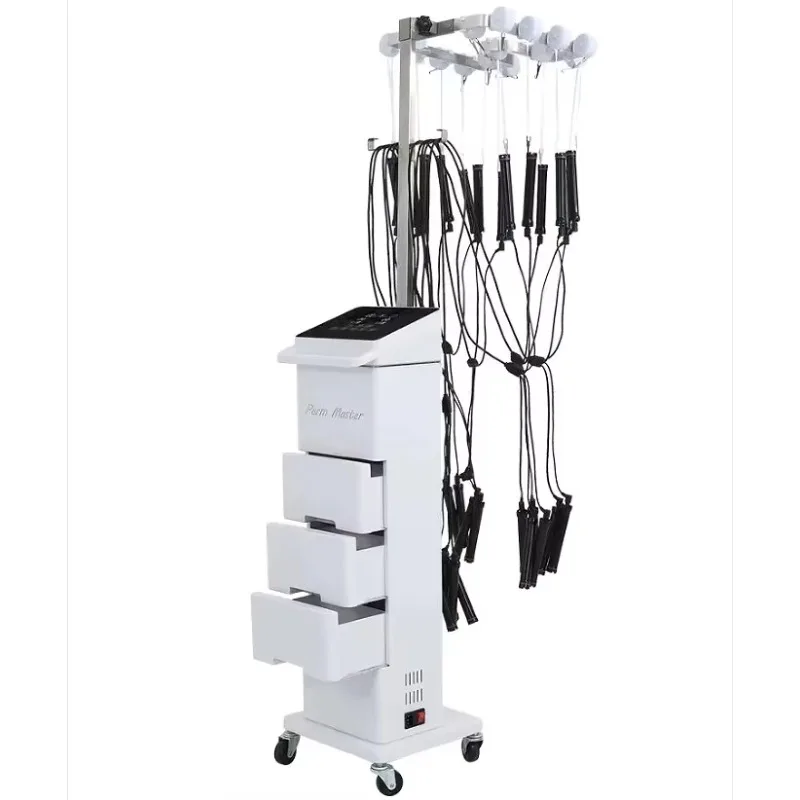 

Safe beauty salon perm machine Intelligent temperature Digital perm machine with drawer