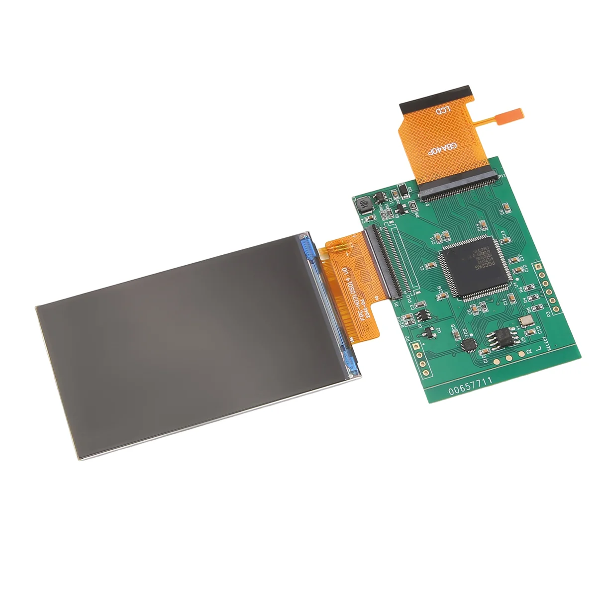 ABBH-V5.0 2.9 インチ IPS LCD スクリーン GBA 用ハイライト輝度 LCD GBA 用カットフリーシェル溶接不要ウォームライト