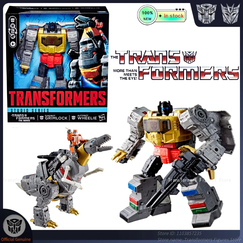 Originale di Marca Nuovo Trasformatore Robot Giocattoli SS-86 Dinobot Grimlock & Wheelie G1 Film Cartoon Action Figure Anime Modello Mobile