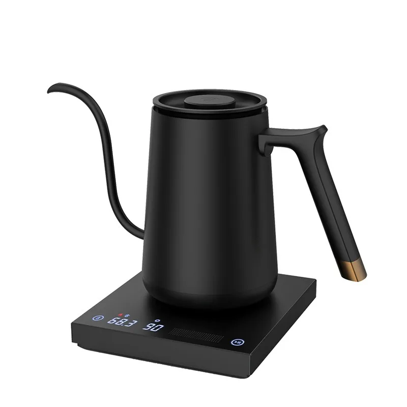 

Temperature-controlled hand-brewed pot, household small-mouth coffee pot, stainless steel electric tea brewing pot,
