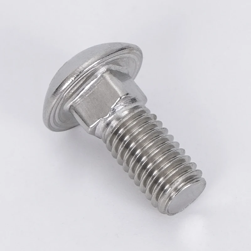 M6 M8 M10 M12 316 A4 Traliccio in acciaio inossidabile Testa tonda Collo quadrato Vite per carrello Bullone per allenatore a cupola