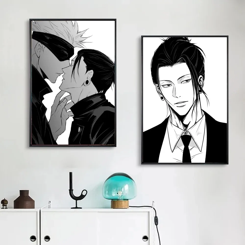 1pc Geto Suguru Animation Jujutsu Kaisen Poster Poster Art Print Bar Living Room Furniture Decor