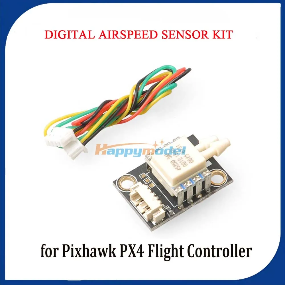 

Pixhawk PX4 цифровой датчик воздушной скорости комплект дифференциальный PITOT трубка Пито измеритель скорости воздуха для контроллера полета автопилота Pixhawk