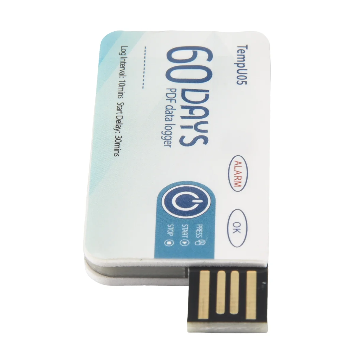 A99U Temperature Data Logger TempU05 60 Days PDF Report Temperature Recorder Single Use USB Temperature Record Instrument
