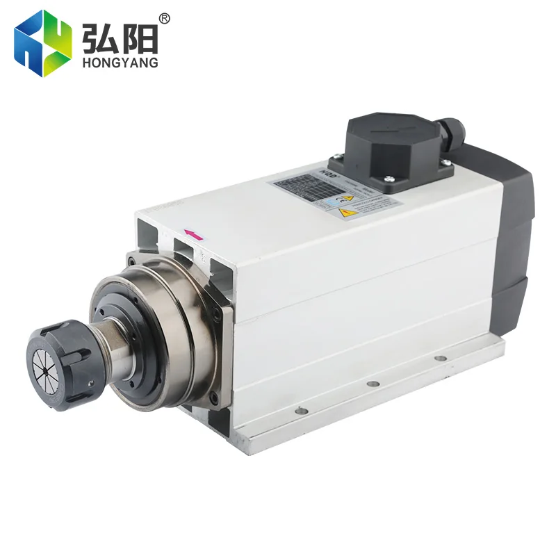 

GDF60-18Z Air Cooled Spindle 6kw 18000rpm And Spindle Fixture For Woodcarving Machine