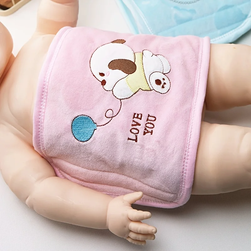 Cartoon Pattern Cotton Baby Infant Umbilical Cord Belly Band Baby Belly Protector Soft Newborn Navel Belt