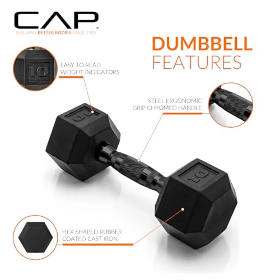 50 lbs Coated Dumbbell Set Multiple Styles Gym Fitness Equipment Black and Gray Durable Coating for Long-Lasting Use